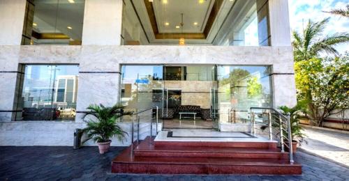 Bygningen som hotellet ligger i