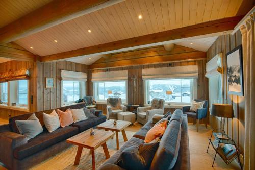 Posezení v ubytování Luxury And Comfort With Stunning Views