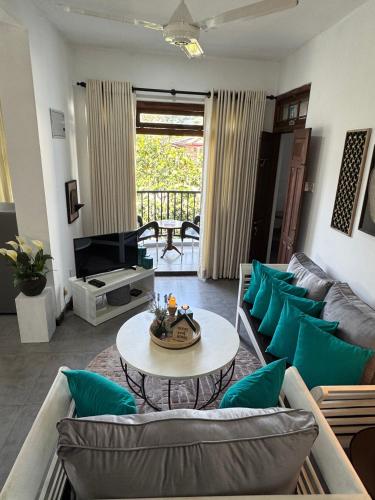 Et opholdsområde på Cinnamon Apartments Panadura