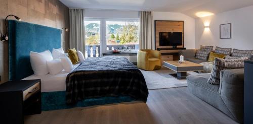 Postel nebo postele na pokoji v ubytování Hotel Franks