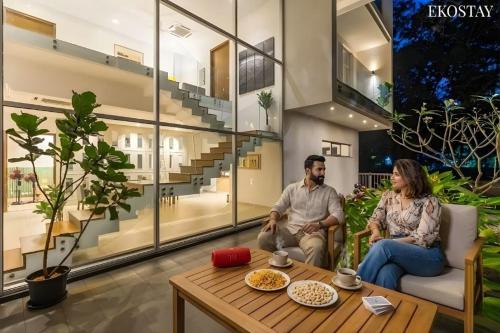 Posezení v ubytování EKOSTAY Luxe I Avante Villa