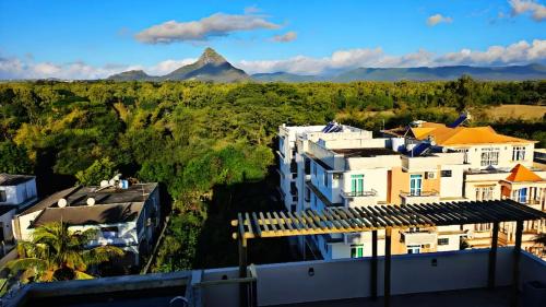 Nespecifikovaný výhled na hory nebo výhled na hory při pohledu z apartmánu