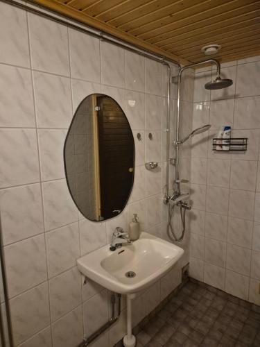 Koupelna v ubytování Cozy Home at Rovaniemi