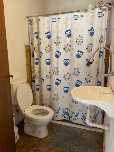 Et badeværelse på Cabaña Don floricel