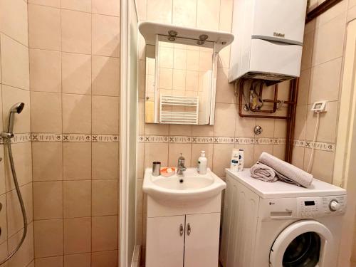 Koupelna v ubytování Apartments by BENCO