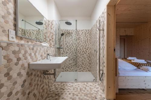Koupelna v ubytování Chata Na Vyhlídce