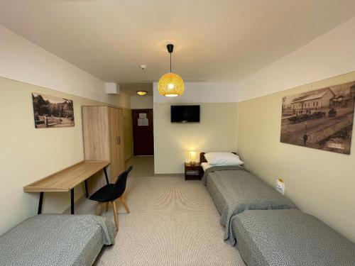 Μια τηλεόραση ή/και κέντρο ψυχαγωγίας στο Teka Guesthouse