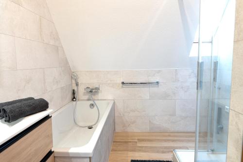 Koupelna v ubytování Appartement chaleureux - 20 min de Strasbourg