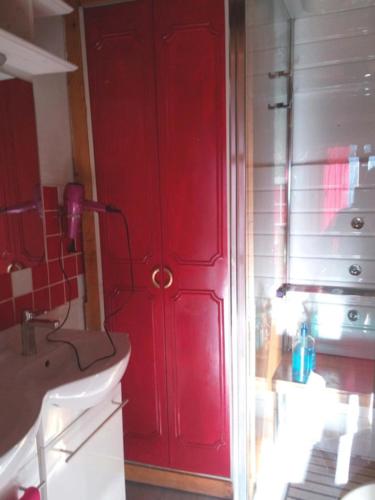 Koupelna v ubytování La Barraço