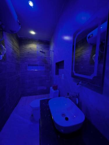 Koupelna v ubytování Goats1