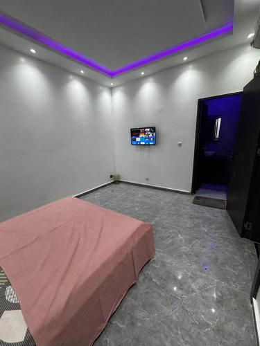 TV a/nebo společenská místnost v ubytování Goats1