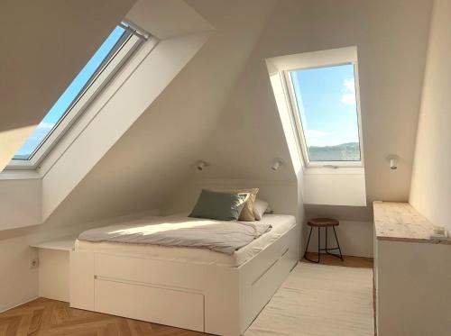 Ένα ή περισσότερα κρεβάτια σε δωμάτιο στο kremsoase