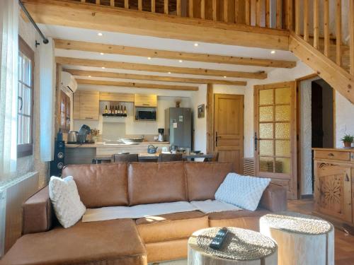 Kuchyň nebo kuchyňský kout v ubytování Holiday Home Mon Coua by Interhome