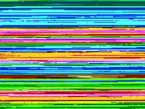 een kleurrijk computerscherm met regenboogkleuren bij Apartment Iris Suite-3 by Interhome in Bibione