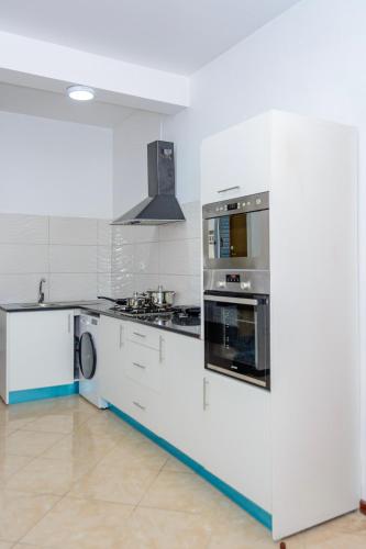 Кухня або міні-кухня у Mindelo Dias