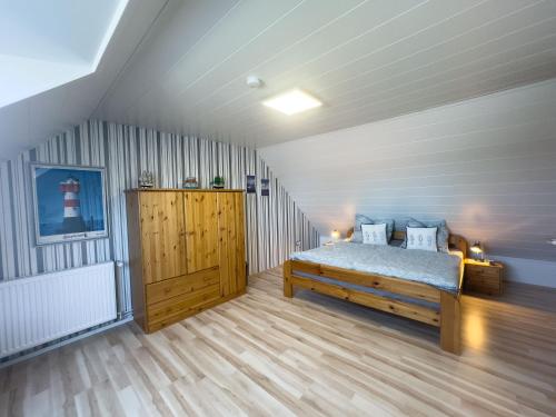Postel nebo postele na pokoji v ubytování Ferienwohnung Gerlach