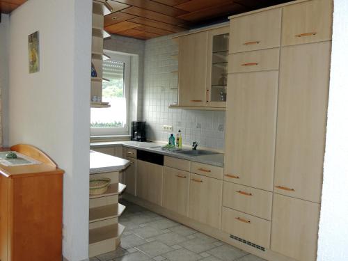 Kuchyň nebo kuchyňský kout v ubytování Gästehaus Am Hirtenberg