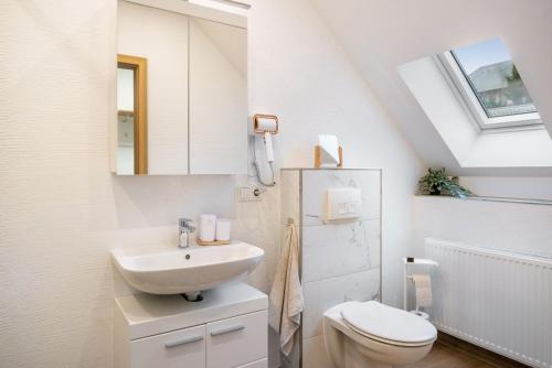 Koupelna v ubytování Ferienwohnung Maxim