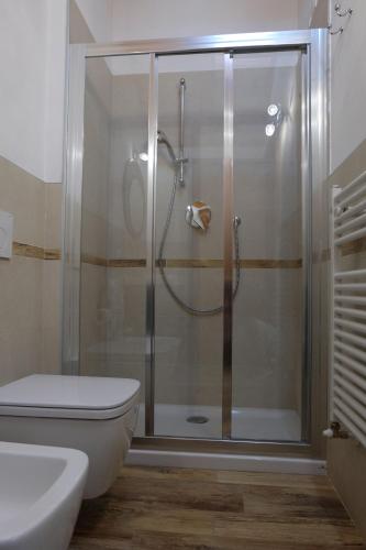 Koupelna v ubytování Milano B&B