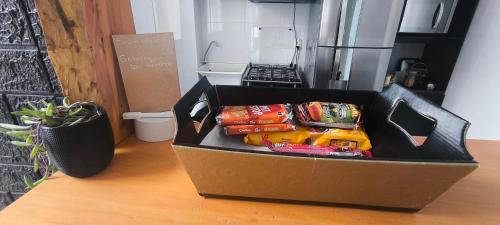 Een keuken of kitchenette bij Refúgio Premium UTFPR