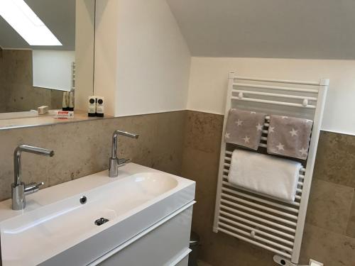 Koupelna v ubytování Apartment Riverside