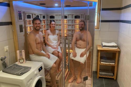 Un baño de Ferienwohnung Steinacherhof