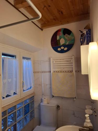 Koupelna v ubytování Appartamento La Posta Vecchia