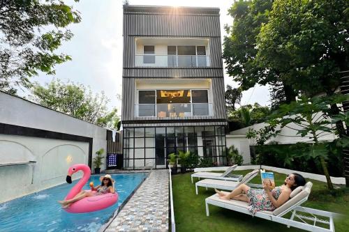 Πισίνα στο ή κοντά στο EKOSTAY - Casa Enzo