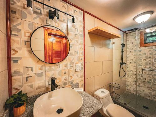 Et badeværelse på Casa Lia Bocas