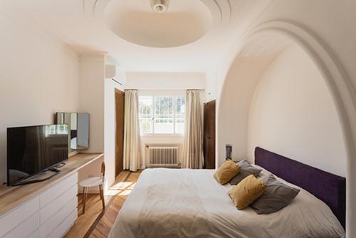 En eller flere senge i et værelse på casa en florida