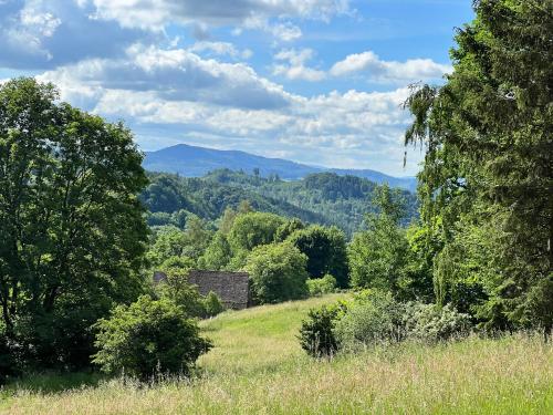 Naturlandskabet i nærheden af chaletet