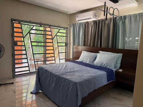 Postel nebo postele na pokoji v ubytování Villa Rafael