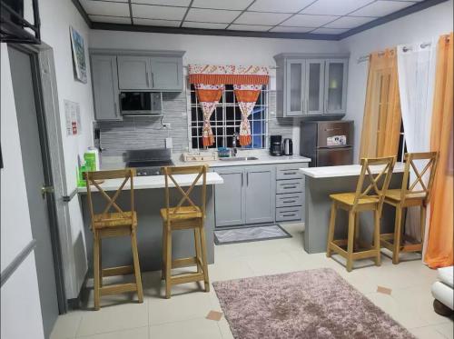 Η κουζίνα ή μικρή κουζίνα στο Home in Port Antonio, Jamaica