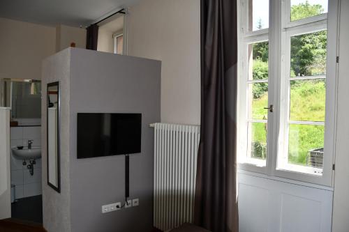 Kuchyň nebo kuchyňský kout v ubytování Gästehaus stuttgART36