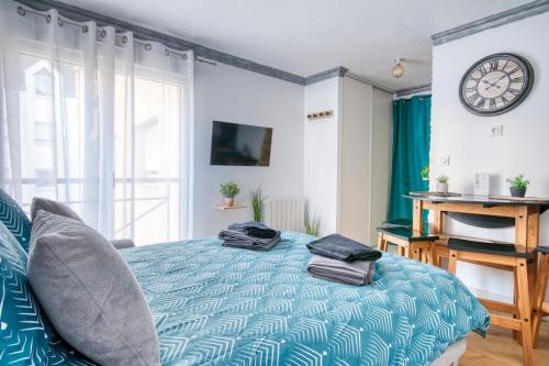 Postel nebo postele na pokoji v ubytování Le LOw AN SPoT