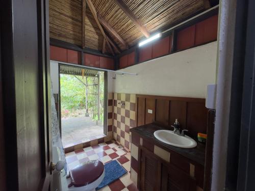 Koupelna v ubytování Bamboo Garden Villas