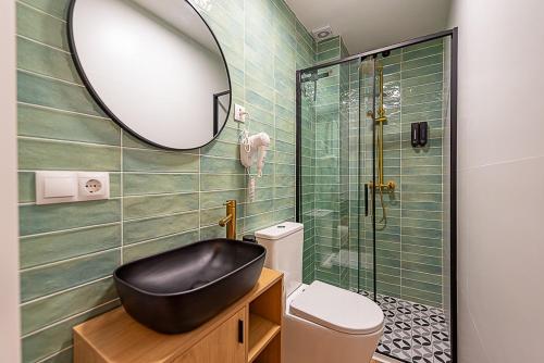 Koupelna v ubytování Chaumel Principal