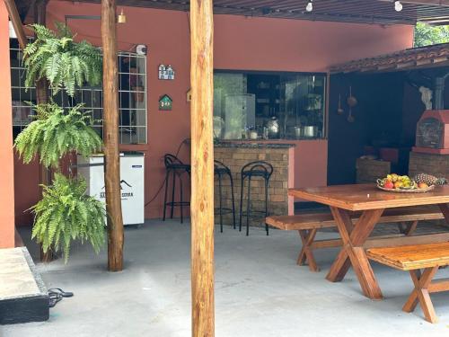 Αίθριο ή υπαίθριος χώρος στο Sitio Rancho da Serra