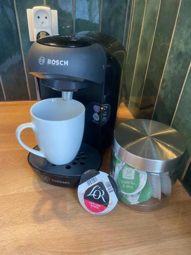 Παροχές για τσάι/καφέ στο Studio Premium Haguenau cosy, tout équipé, calme, balcon