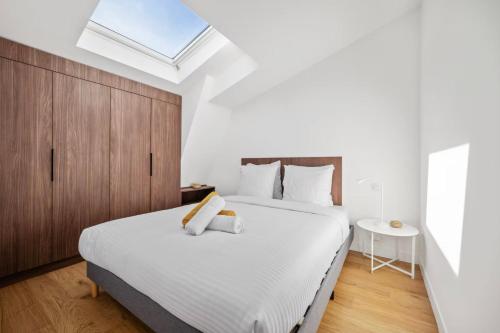 Postel nebo postele na pokoji v ubytování Emplacement exceptionnel Deux Chambres AC WIFI