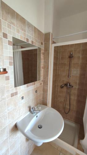 Koupelna v ubytování Mare e Monti Chez Thomas et Magali