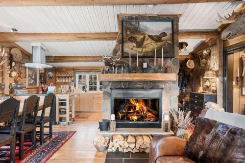 Khu vực ghế ngồi tại Trysilfjell hytteomrade 587 by Vacation Trysil