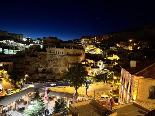 En generel udsigt til bjerge eller udsigt til bjerge taget fra bed and breakfast-stedet