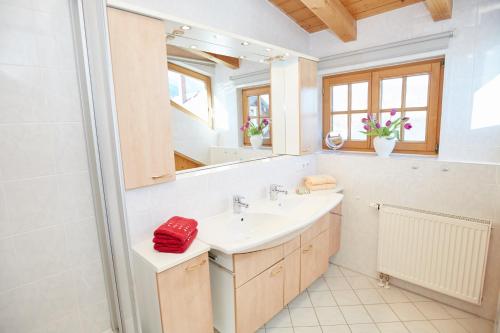 Ванная комната в Ferienwohnung F. Füglein