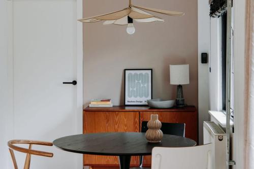 Χώρος καθιστικού στο Boshuisje Noi op de Veluwe