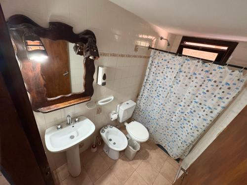 Koupelna v ubytování Cabañas 4 Cascadas