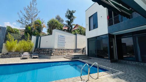 Swimmingpoolen hos eller tæt på AGASARO LUXE Apartment