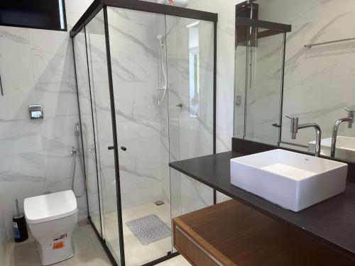 Koupelna v ubytování Casa MarSol