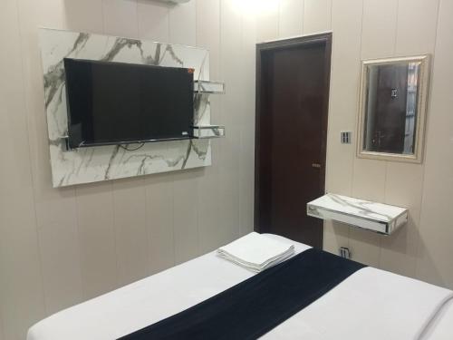 Koupelna v ubytování Hotel The Tulip