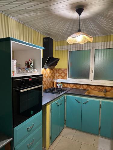 Køkken eller tekøkken på Kactus-Kréyol